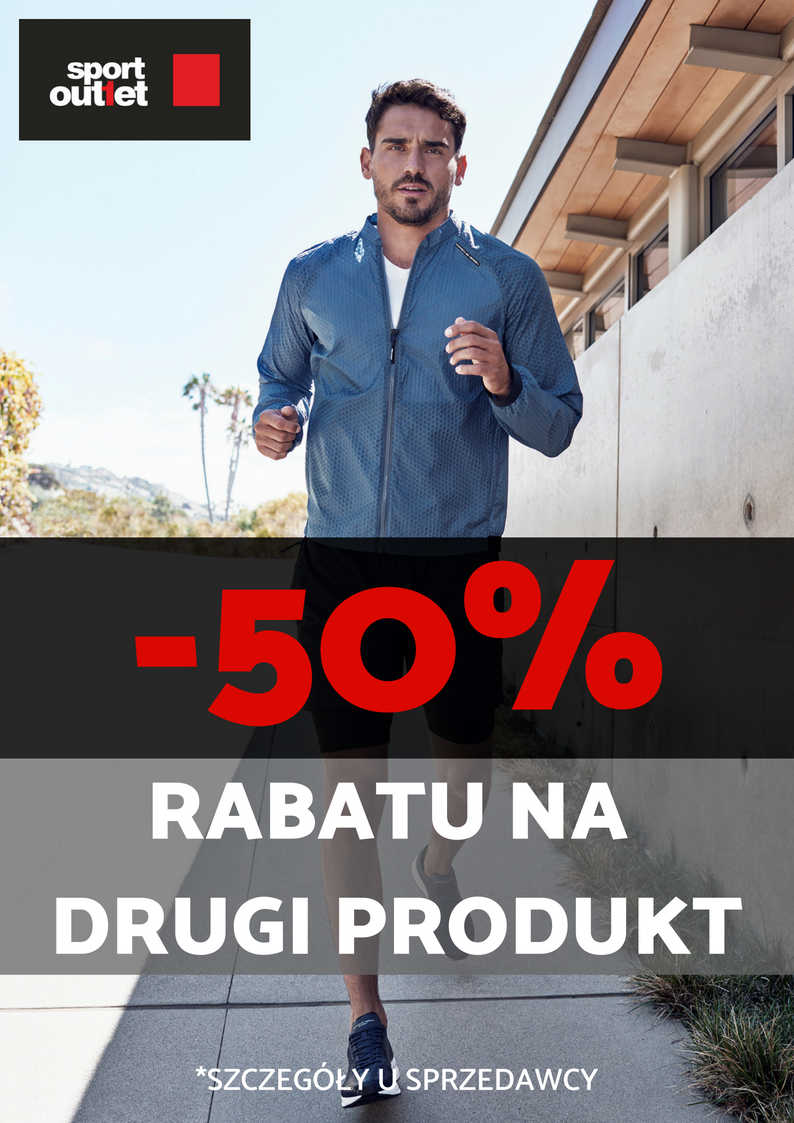 50 %RABATU NA DRUGI PRODUKT SPORTOUT1ET